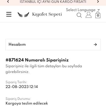 Kıyafet Sepeti Siparişi Kargoya Bile Vermediler