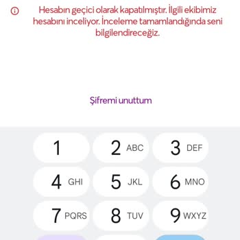 Papara Hesabım Askıya Alındı