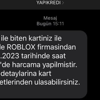 Roblox Oyunu Banka Hesabımdan Para Çekti
