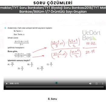 Üç Dört Beş Ösym Test 1 İle İlgili Sorun