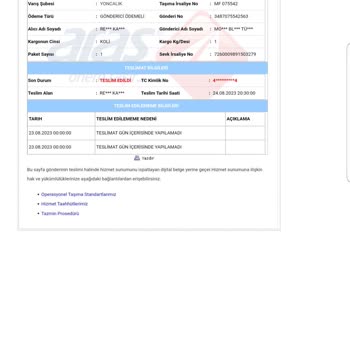 Aras Kargo Kargoyu Getirmeden Sistemden Teslim Edildi Diyor