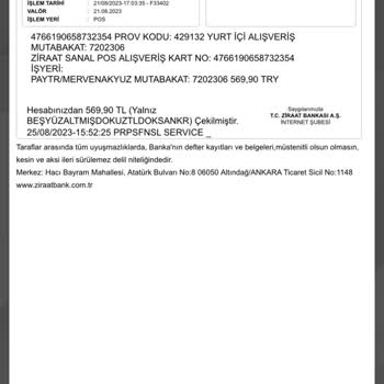 Merven Akyüz Tesettür Giyim Geri Ödeme Yapmamaları