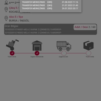 A101 'den Gardırop Aldım Horoz Lojistik Gönderemedi