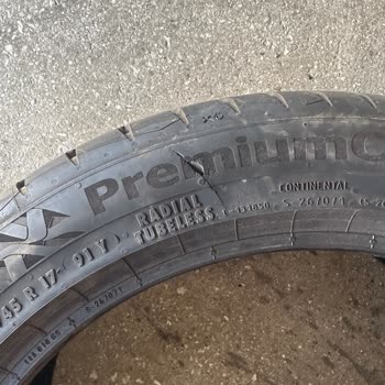 1 Haftalık Continental Lastikte Yarılma!