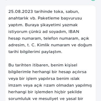 Koc Paketleme Adıma Herhangi Şirket Açılma Durum