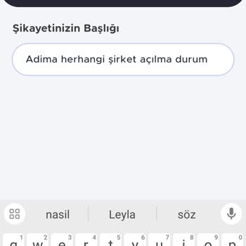 Koc Paketleme Adıma Herhangi Şirket Açılma Durum