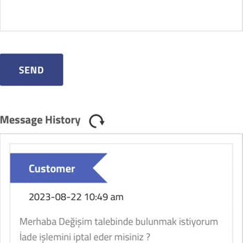 Faruk Sağın İade Değişim