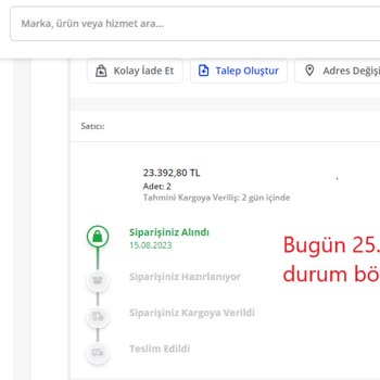Pazarama.com Üzerinden Yapılan Alışveriş Çilesi!