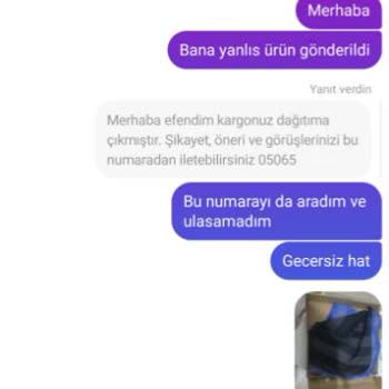 Live Eşarp Yanlış Ve Eksik Ürün