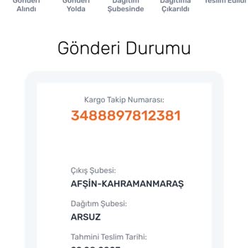 Aras Kargo Arsuz Şubesi Dağıtımda Görünüyor Ama Dağıtıma Çıkarmıyor!