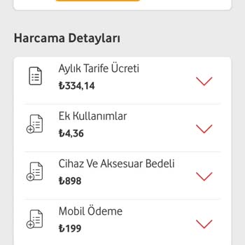 Vodafone Fatura Ödeme Ve İade Tutarı Ve Güncel Tutar