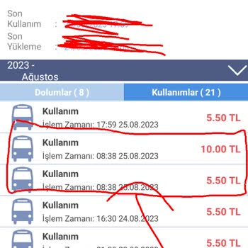 Erzurum Büyükşehir Belediyesi Erzurum Kart Fazladan Para Aldı