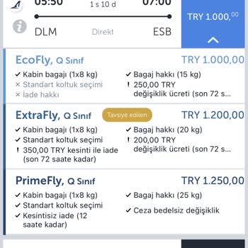 THY Fiyatlama Politikasının Yolcuyu Mağdur Etmesi