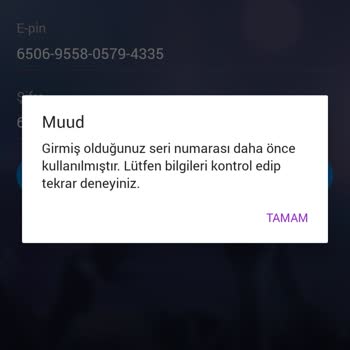 Türk Telekom Mudd Promosyon Kodunun Yanlış Olması Hata Vermesi