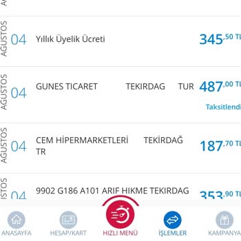 Denizbank Kart Aidatı Ücreti