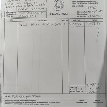 İşbir Yatak Yatak Çökme Yaptı Ama Müşteri Hizmetleri İlgilenmiyor