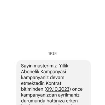 Turkcell Erken İptal Bedeli