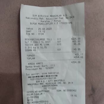 BİM Fazla Para Alma