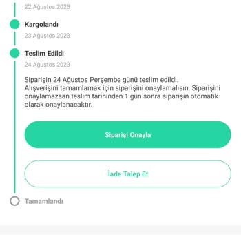 Siparişe Sahip Çıkmayan Aras Kargo