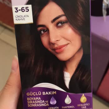 Palette Kahverengi Boya Kızıllık Bıraktı