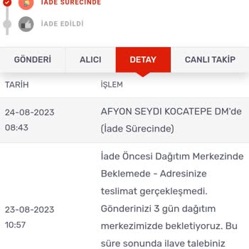 Kargom Sende Şikayet