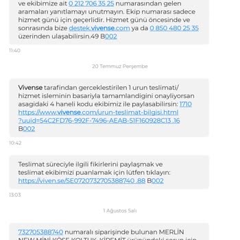 Vivense Koltuğu Teslim Etmiyor