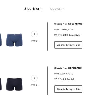 Mavi Tarafından İptal Edilen Siparişimin İadesi Gerçekleşmedi