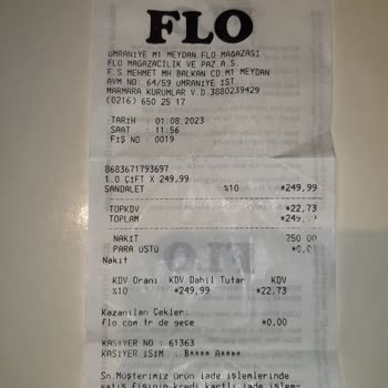 FLO İade Sistemi/Personel Hatası