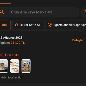 Trendyol İptal Ettiğim Halde Paramın Hesaba Yansımasıdır