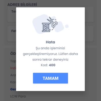 LCW Ürün Göndermiyor