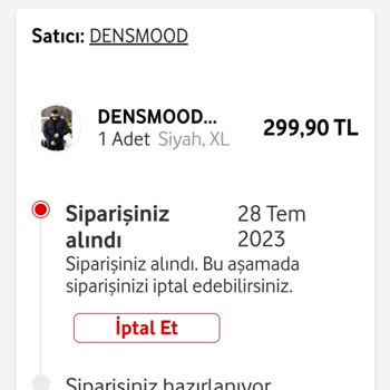 Vodafone Her Şey Yanımda Vodafone Mağazasından Aldığım Ürün 28 Gündür Gönderilmedi