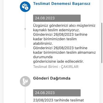 MNG Kargo Kargom Elime Ulaşmadı
