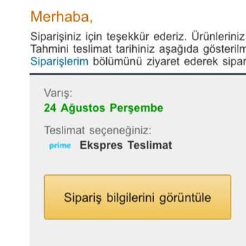 Amazon Ve Akıbeti Belli Olmayan Siparişim