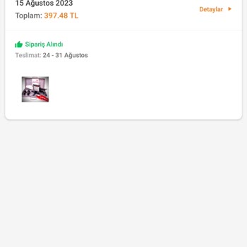 Trendyol Sipariş İptal Etmek İstiyorum