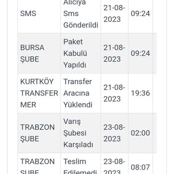 Kargoist Yalova Yerine Trabzon'a Giden Kargo