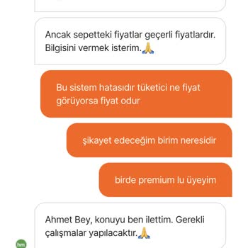 Hepsiburada Market Fazla Ücret Alınması