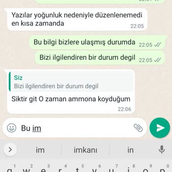 Melisima Sipariş Vermek İstediğimde Uğradığım Hakaret