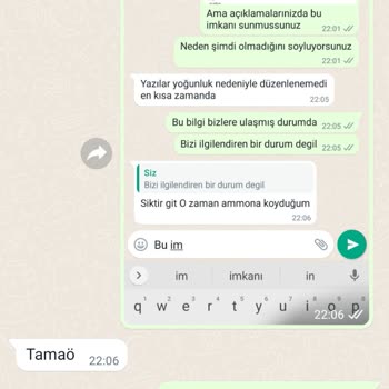 Melisima Sipariş Vermek İstediğimde Uğradığım Hakaret