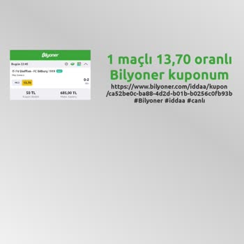Bilyoner Skoru Gizleme De Bir Numara