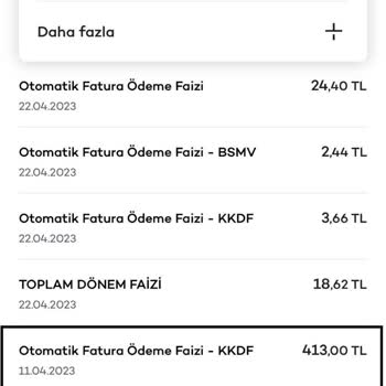 Akbank'ın Aldığı Otomatik Fatura Ödeme Faizi
