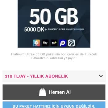 Turkcell Platinum Kontrat Yenilememe Hizmeti
