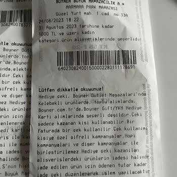 Boyner Para İadesi 2 Tane Para Çekildi