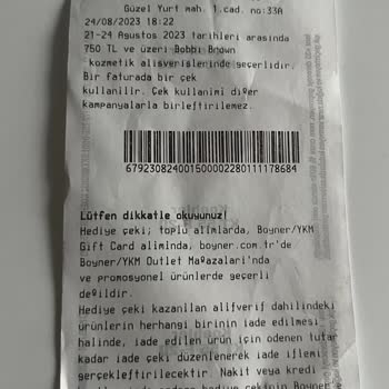 Boyner Para İadesi 2 Tane Para Çekildi