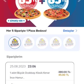 Domino's Erzurum Şubesi Sipariş Göndermiyor