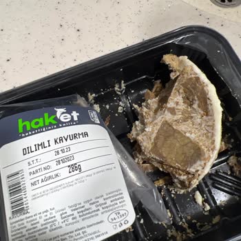 Hakmar Gıda Hak Et Paketlenmiş Kavurma Dan Taş Çıktı