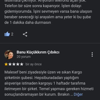 Sürat Kargo Küçükbakkalköy Şubesinin Kargoları Göndermemesi