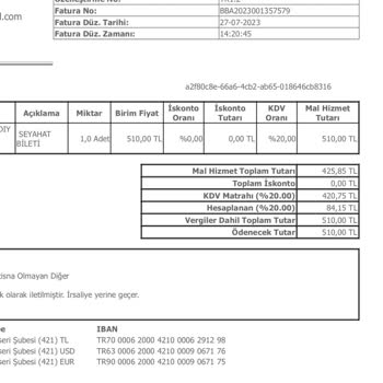 Obilet Sefer Değişikliğinin Sisteme Ve Bilgilerime Yansımaması