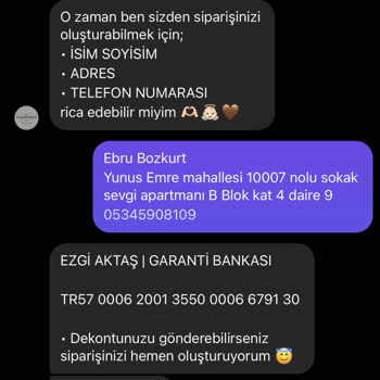 Ezgi Aktaş Ücretini Ödediğim Ürünü Göndermediler