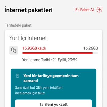 Vodafone Red'li Tarife Söylenen Faklı Hatta Tanımlanan Farklı Oluyor.