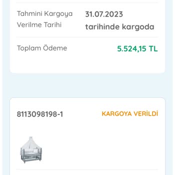 E-Bebek Bir Türlü Elimize Ulaşmayan Yatak Siparişi